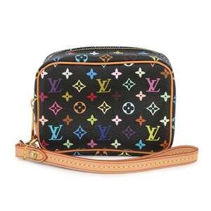 LOUIS VUITTON Brown Monogram Pouch